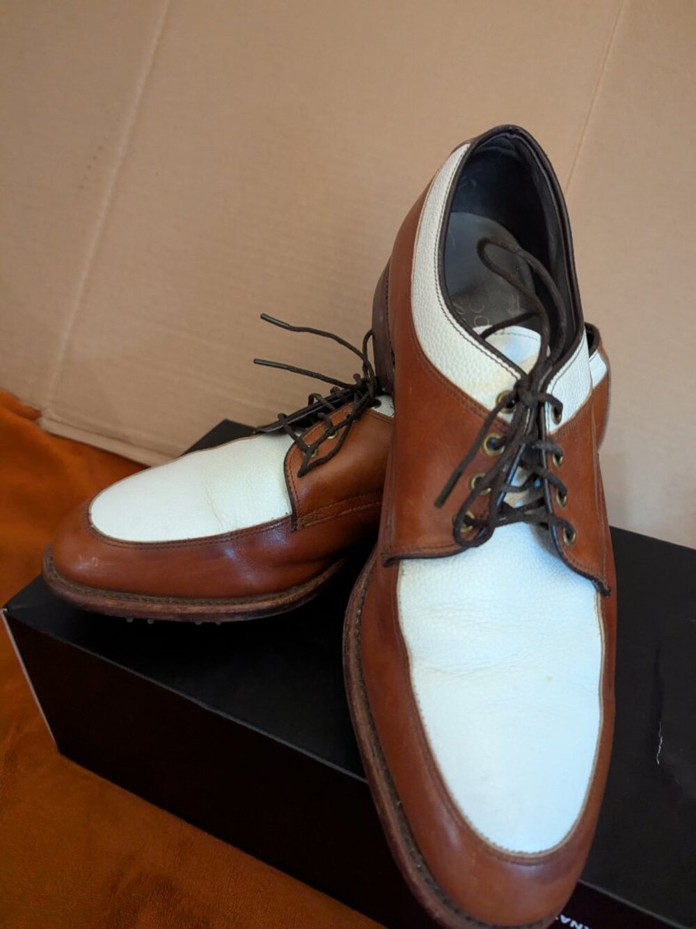 Footjoy Mens Golf Spiked Golf Shoes  Size 9